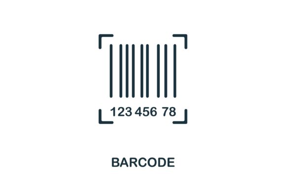 Barcode Icon: Elevating Packaging and Web Design with Monochrome Vectors