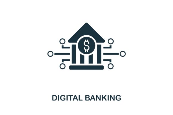 Digital Banking Icon: Essential Fintech Visual Assets