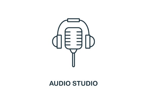 Elevating Digital Narratives: The Strategic Value of the Audio Studio Icon from Music Collection