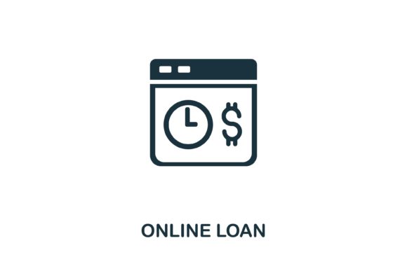 Enhancing Fintech Interfaces with the Perfect Online Loan Icon