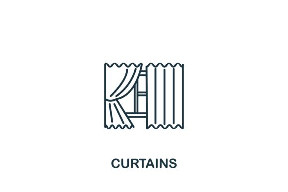 Evaluating the Curtains Icon from Interior Collection for Professional Design Workflows