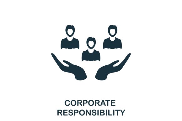Evaluating the Monochrome Corporate Responsibility Icon for Professional Design Projects