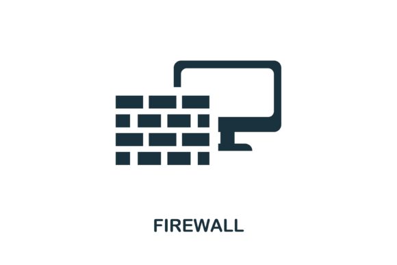 Evaluating the Monochrome Firewall Icon for Professional Web Design
