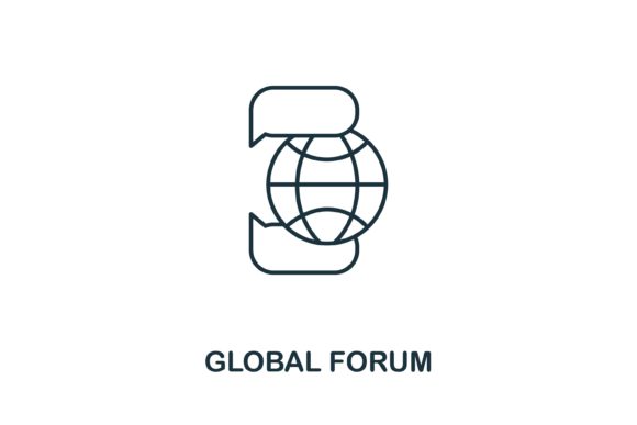 Global Forum: Leveraging Vector Icons for Professional Business Communication