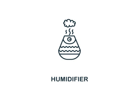 Humidifier Icon: Essential Vector for Modern Design