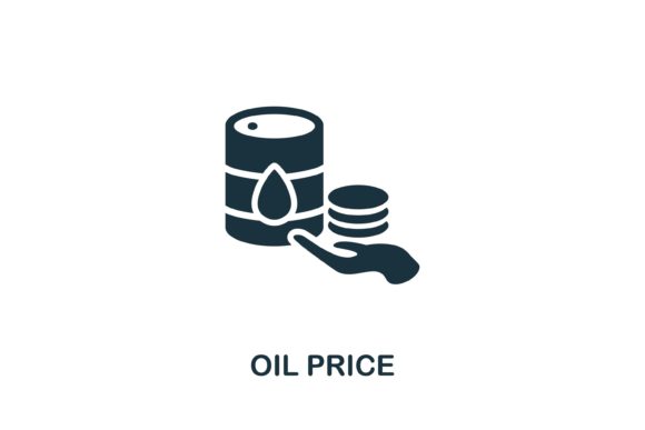 Oil Price Icon: A Versatile Vector for Web Design