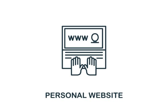 Personal Website Icons for Modern Digital Branding