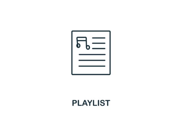 Playlist Icon from Music Collection