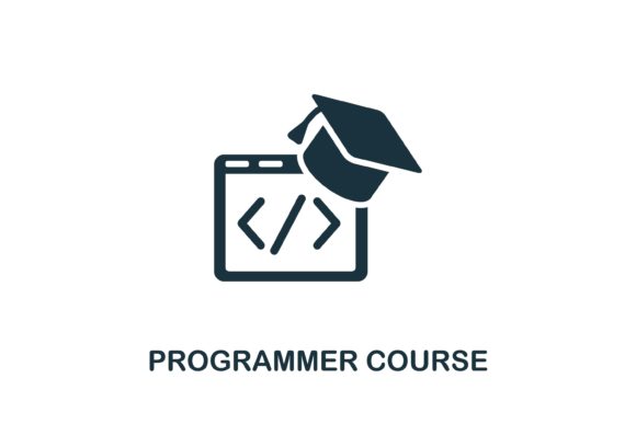 Programmer Course Icon: Essential Vector Assets