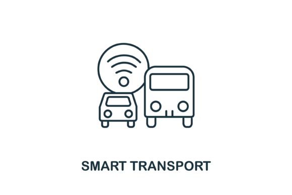 Smart Transport Icon from IoT Collection: Visualizing the Future of Connected Mobility
