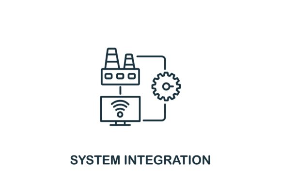 Systems Integration Icon from Industry 4 Design Guide